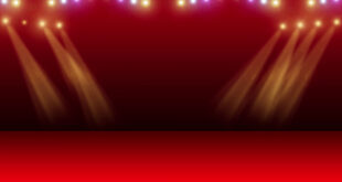 Red Stage Background Video | Lighting Stage Animation