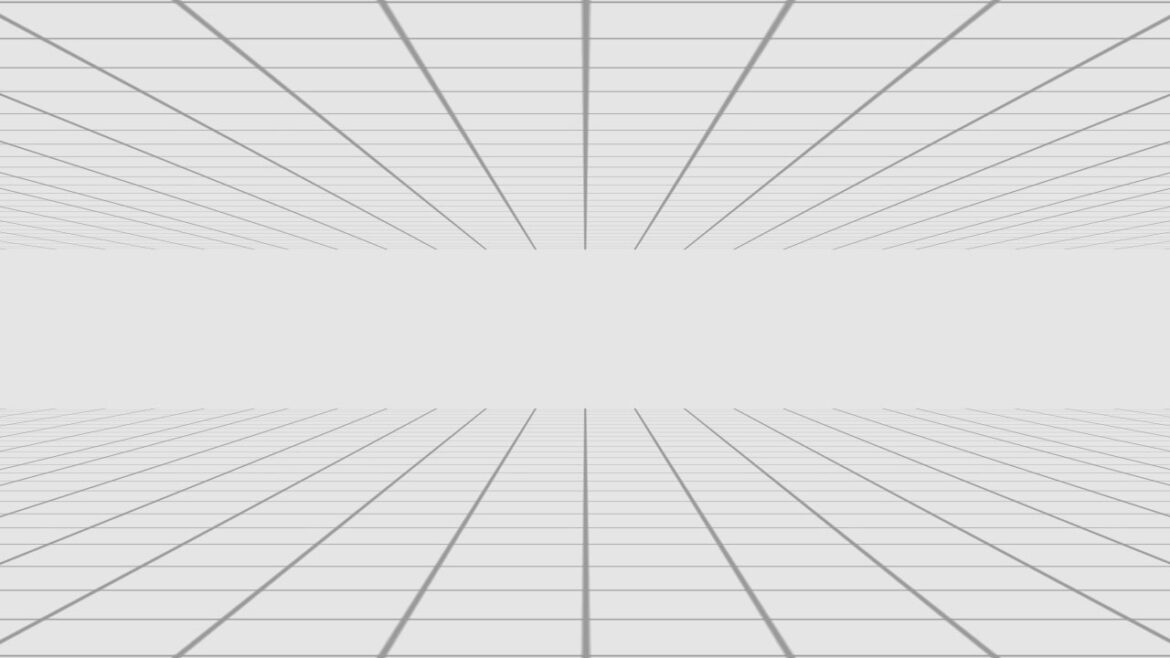 Seamless Grid Net Wireframe Abstract Background Retro Tunnel Motion Loop - No Copyright Footage