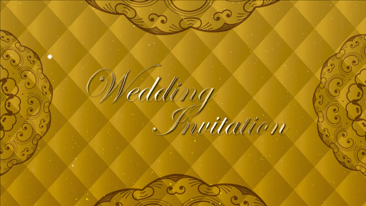 Golden Luxury Card Wedding Invitation Video Background No Copyright Footage Golden Luxury Card Wedding Invitation Video Background No Copyright Footage