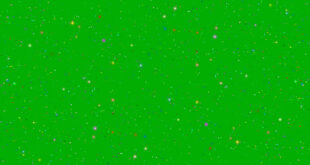 Colorful Star Particles Green Screen and Black Screen Background Video Effects HD