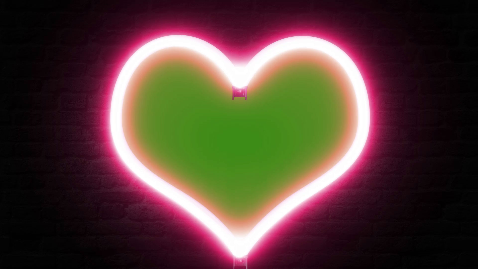 Neon Heart Break Blinking Green Screen Stock Footage Video (100%  Royalty-free) 1105016095