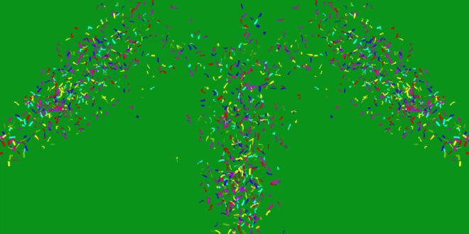Confetti Green Screen | Confetti Explosion Green Screen No Copyright Video Effects