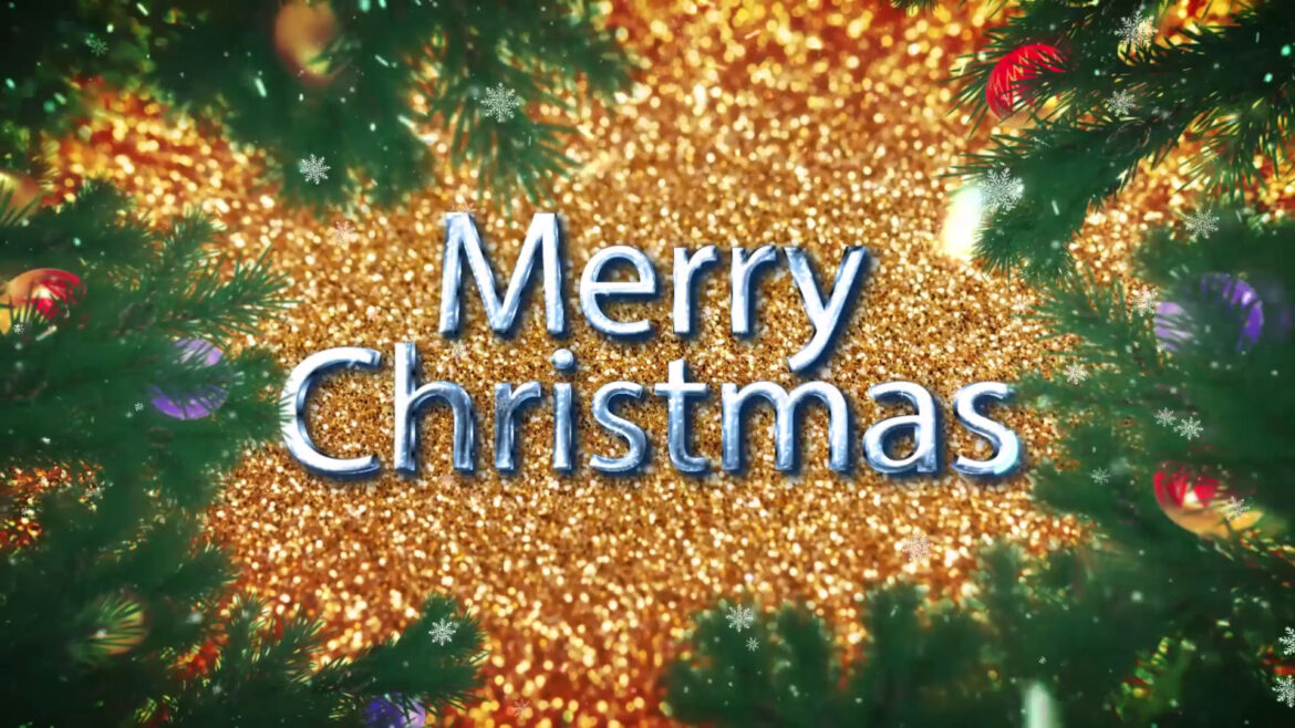 A Very Merry Christmas and a Happy New Year 2023 Gold and Ice Snow Effect Greeting Card Video A Very Merry Christmas and a Happy New Year 2023 Gold and Ice Snow Effect Greeting Card Video