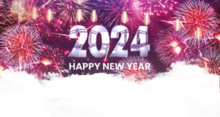 Happy New Year 2024 Wishes Greetings Best NEW YEAR COUNTDOWN 60 sec TIMER with Sound Effects