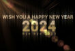 Happy New Year 2024-Wishing A Happy New Year Greetings Animated Graphics Video-Bye Bye 2023