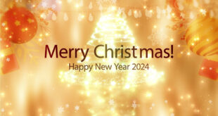 Merry Christmas and Happy New Year 2024 Video Greeting Message