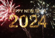 A Happy New Year 2024 Best NEW YEAR COUNTDOWN 60 seconds TIMER with sound effects