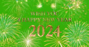 Wish You A Happy New Year 2024 Green Screen Video Background Effects HD 🎁 🎄
